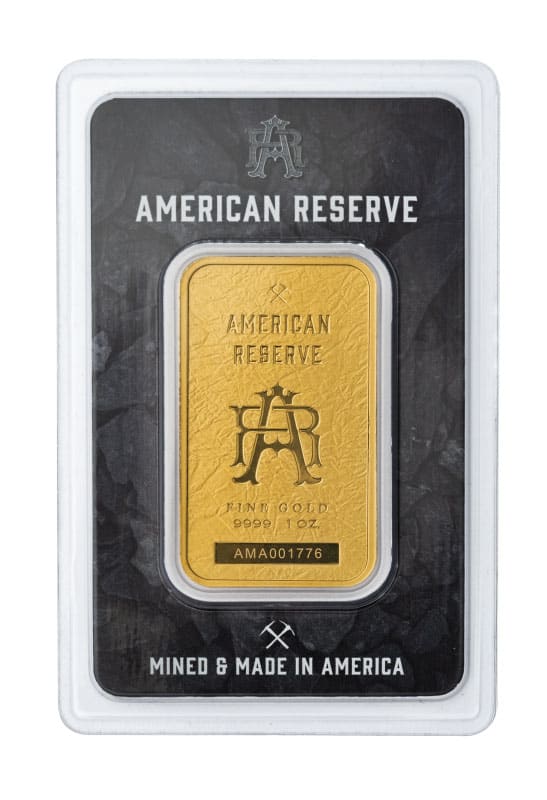 American Sourced Gold, American Reserve Columbia Gold in Packaging