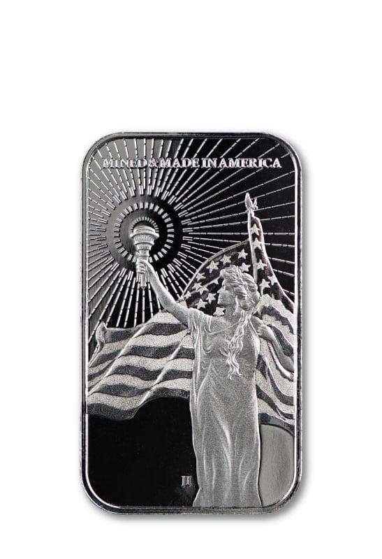 American Sourced Silver, American Reserve Columbia Goddess Silver