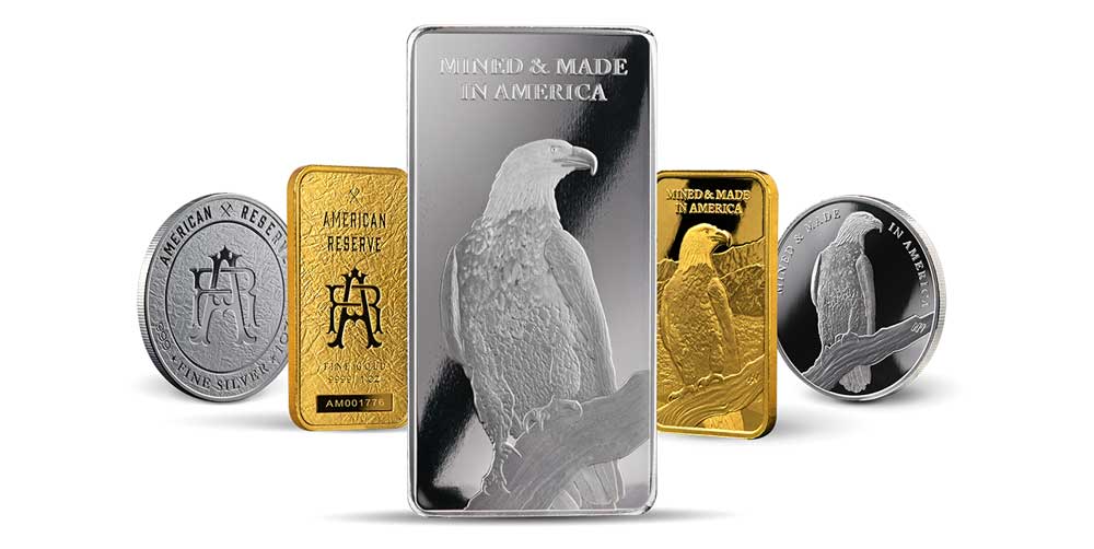 American Reserve, Premium Fine Silver, Mined and Made in America